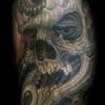 Tattoos - Biomech Sleeve with Skulls - 99757
